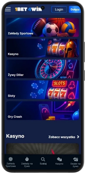 odwiedź oficjalną stronę internetową 1bet4win