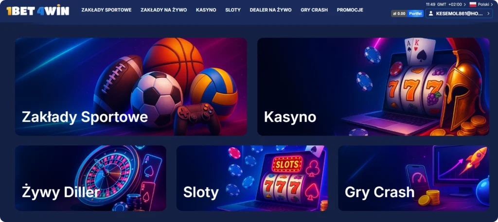 1win4bet kod promocyjny